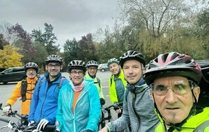 Belle sortie VTT de SLM, semi aquatique (le Thouet avait débordé )